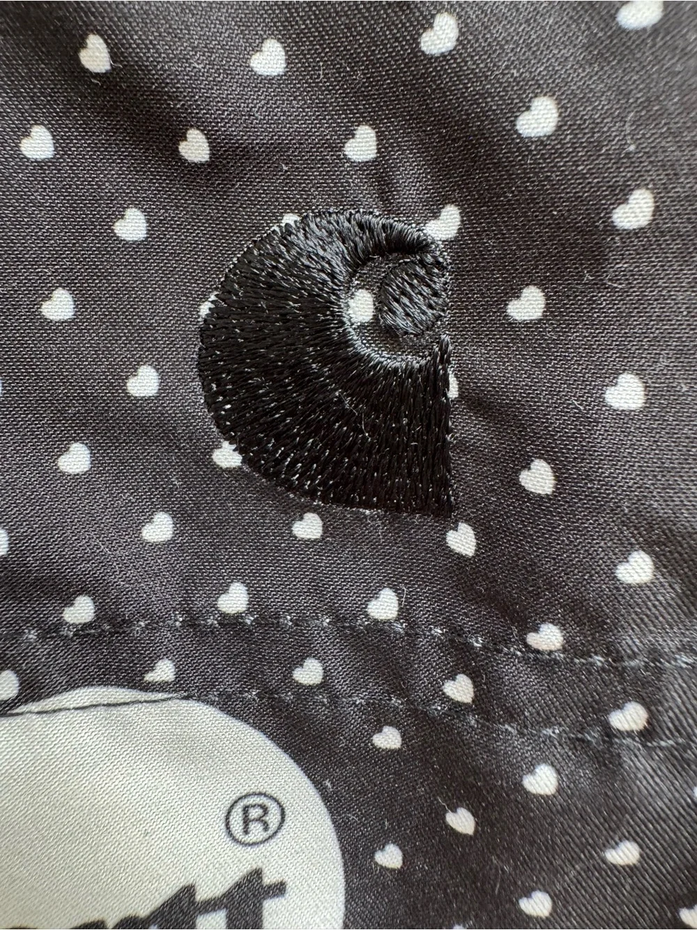 Carhartt WIP Slater Swim Trunks Heart Bandana Print Black NEW Mens S